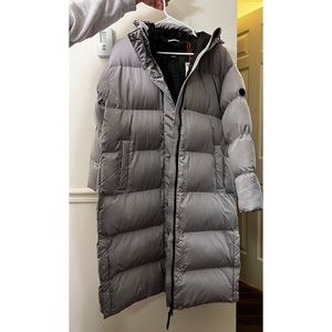 Super Dry long winter duvet coat